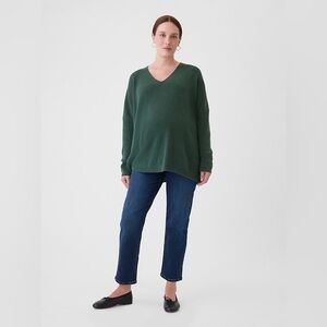 Maternity V-Neck Sweater